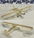 Fieseler Storch Fi156 / 1600 mm - Laser Cut Holzbausatz