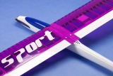 Topmodel CZ Sport 2340mm ARF grün - Thermik Segler / Elektro Segler - mit 4 Klappen Flügel
