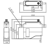 Grupp Servo 6mm Flächen-Servo GM88F (Digital) - LV/HV - 8g - 6mm