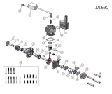 DLE30 V2 30ccm Benzin Motor incl. Elektronischer Zündung