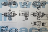 XOAR Engine-X180 - 178ccm Boxer Benzin Motor incl. elektronischer Zündung