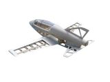 Balsaworx BD-5A 1/6 SemiScale Kleinflugzeug Spw. 88cm, CNC Lasercut Holzbausatz