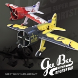 RC-Factory GEE BEE gelb / schwarz - 800mm
