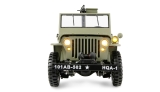 Jeep Willys MB Scale Crawler 4WD 1:14 RTR grün - incl. Seilwinde und Soundmodul