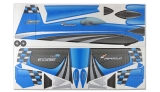Shockflyer Edge 540V3 840mm Kit Blau - 3mm Flexi Foam