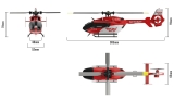 AFX-135 DRF Luftrettung 4-Kanal Helikopter 6G RTF