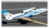 Dynam Cessna 310 Grand Cruiser V2 EPO Large Scale ARTF 1280mm - incl. EZFW