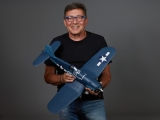 DERBEE F4U Corsair Warbird PNP blau - 75cm