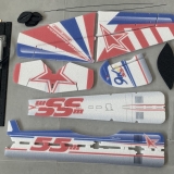 RC-Factory Yak 55 Gelb - 800mm