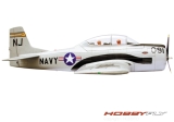 Dynam T-28 Trojan grau 1270mm PNP Set incl. EZFW und Beleuchtung