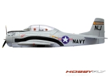 Dynam T-28 Trojan grau 1270mm PNP Set incl. EZFW und Beleuchtung