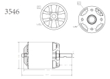 Robbe Modellsport RO-POWER TORQUE 3546 650 K/V Brushless Motor
