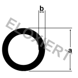 Universal Alu Steckungsrohr 25mm - 2mm Wandung - 1m lang