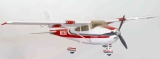 FMS Big Scale Cessna 182 Trainer blau, PNP 1400mm ohne Akku/RC