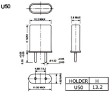 Empfänger Quarz Standard Größe U-50 35MHz-A / 40 MHz