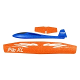 Pilo XL Schaumwurfgleiter EPP Tragfläche orange Rumpf blau 86cm