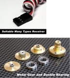 MG995BB/MG Powerservo 11kg doppelt Kugelgelagert Metallgetriebe