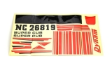 Super Cub PA-18 Dekorsatz