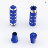Steuerknüppel Alu M3 lang BLAU