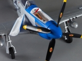 DERBEE P-51D Mustang Warbird PNP blau - 75cm