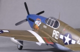 FMS Big Scale P-51B Dallas Darling V9 grün/blau PNP Set ohne Akku/RC