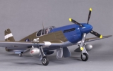 FMS Big Scale P-51B Dallas Darling V9 grün/blau PNP Set ohne Akku/RC