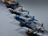 DERBEE P-51D Mustang Warbird PNP blau - 75cm