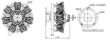 UMS Sternmotor 7 Zylinder 50ccm, Benziner