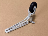 voll Alu Heck / Sporn Fahrwerk incl. Rad - 80mm Höhe - für 8-20kg Modelle
