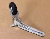 voll Alu Heck / Sporn Fahrwerk incl. Rad - 80mm Höhe - für 8-20kg Modelle