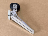 voll Alu Heck / Sporn Fahrwerk incl. Rad - 80mm Höhe - für 8-20kg Modelle
