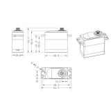 Grupp Servo GM735MD (Digital-HV) 0,13sec 35kg/cm