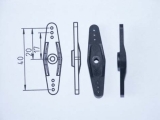 Gabriel CFK Doppelservoarm 20mm - Futaba Verzahnung