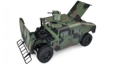4x4 U.S. Militär Truck 1:10 Camouflage - Teilmetall - Ein technisches Meisterwerk - 16 Kanäle