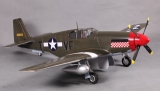 FMS Big Scale P-51B Shangrila V9 grün/rot PNP Set ohne Akku/RC