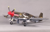 FMS Big Scale P-51B Shangrila V9 grün/rot PNP Set ohne Akku/RC