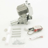 DLE55RA 55ccm Benzin Motor mit Heckvergaser incl. Elektronischer Zündung - Heckauslass
