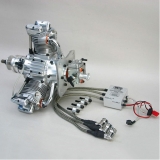 SAITO FG-84R3 BENZIN MOTOR 3-ZYLINDER MIT ELEKTRONISCHER ZÜNDUNG