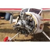 SAITO FG-60R3 BENZIN MOTOR 3-ZYLINDER STERNMOTOR MIT ELEKTRONISCHER ZÜNDUNG