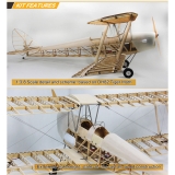 VALUEPLANES TIGER MOTH DEHAVILLAND DH82A HOLZBAUSATZ 1:3,8 2,36M MIT METALLBESCHLÄGEN UND GFK MOTORHAUBE
