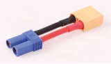 Robbe Modellsport ADAPTERKABEL XT-90 STECKER AUF EC-5 BUCHSE 12AWG/3,3MM² 30MM