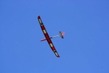 rs-aero FXj 2.5 Holzbausatz Thermikmodell mit 4-Klappenfläche als Segler, oder Elektromodell