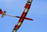 rs-aero FXj 2.5 Holzbausatz Thermikmodell mit 4-Klappenfläche als Segler, oder Elektromodell