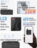 ISDT Power 200 Ladegerät 4+1 3x USB-C 1x USB-A mit wireless Ladefunktion