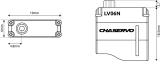 CHASERVO LV06N 15T 6mm LV Servo ohne Befestigungslaschen für F3K, F5K u.ä.