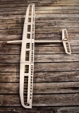 Robbe Modellsport Slider Q High Performance 4-Klappen Segelflugmodell, Sperrholz/Balsa-Holzbausatz "Made in Austria"