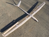 rs-aero rock4k Holzbausatz V-Leitwerk in Balsa- Sperrholzbauweise 2030mm