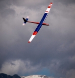 rs-aero rock4k-X Holzbausatz mit K-Leitwerk in Balsa-Sperrholzbauweise