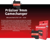 CHASERVO DS09 9mm HV Servo 3,3-9,0V Stahlgetriebe