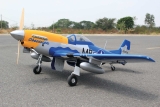 Seagull Models ( SG-Models ) P-51D 71" "Obsession" 1800mm incl. elektrischem Einziehfahrwerk , 35ccm, ARF Warbird
